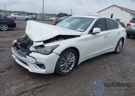 2021 Infiniti Q50 Luxe Awd from USA, damaged, VIN JN1EV7BR3MM751283